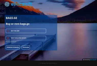 Screenshot of bags.ge