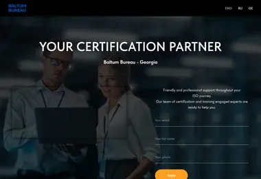 Screenshot of baltum.ge