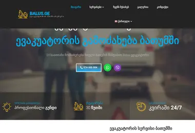 Screenshot of balus.ge