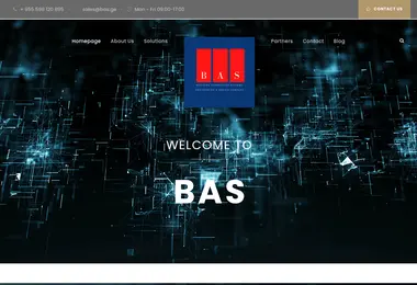 Screenshot of bas.ge