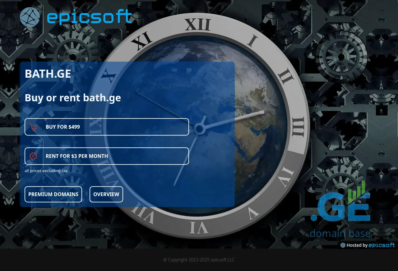 Screenshot of the site bath.ge