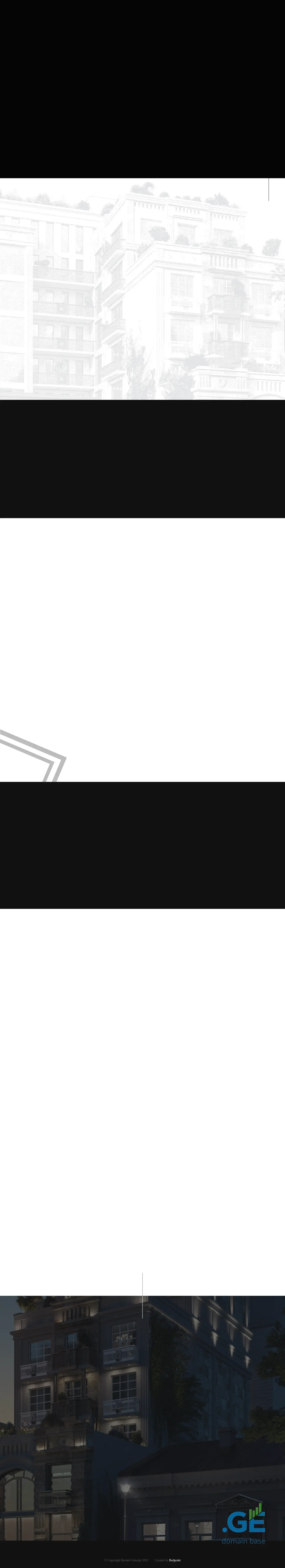 Screenshot of the site batumiconcept.ge