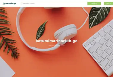 Screenshot of batumimarinaclub.ge