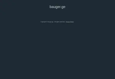 Screenshot of bauger.ge