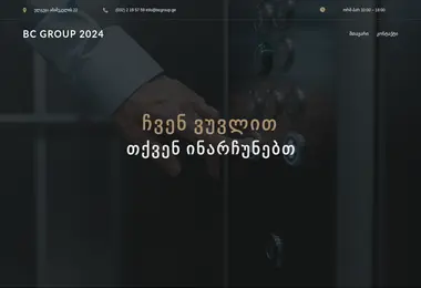 Screenshot of bcgroup.ge