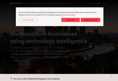 Screenshot of bearingpoint.ge