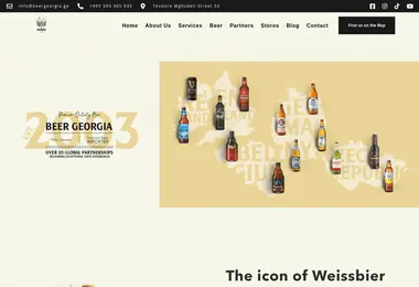 Screenshot of beergeorgia.ge
