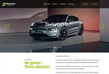 Screenshot of begreen.ge