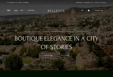 Screenshot of bellevue.ge