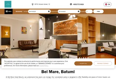 Screenshot of belmare.ge