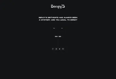 Screenshot of benjys.ge