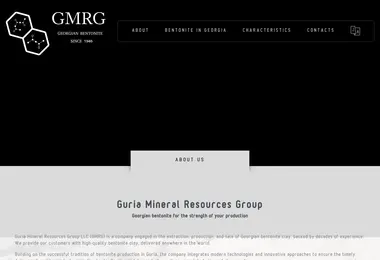 Screenshot of bentonite.ge