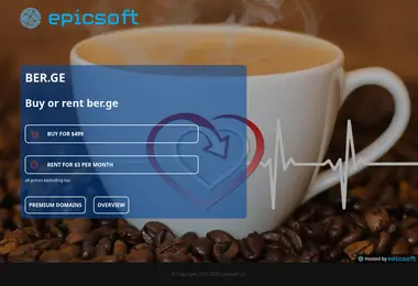 Screenshot of ber.ge
