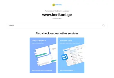 Screenshot of berikoni.ge