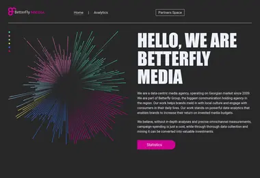 Screenshot of betterflymedia.ge