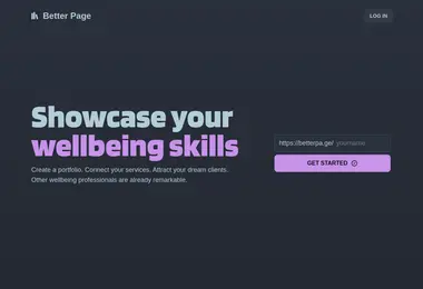 Screenshot of betterpa.ge