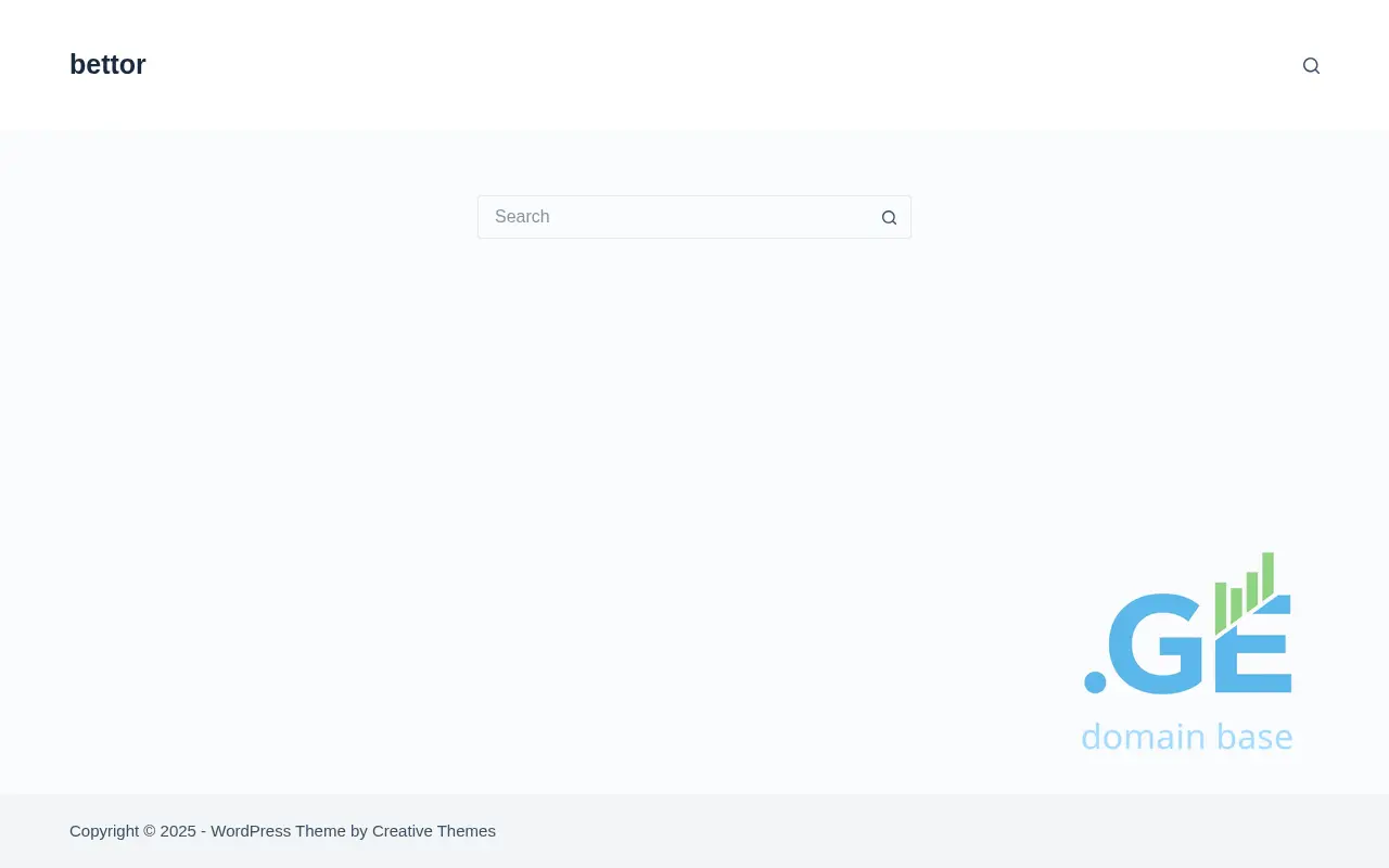 Screenshot of the site bettor.ge