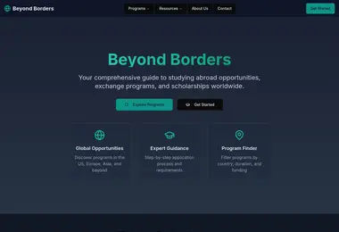 Screenshot of beyondborders.ge