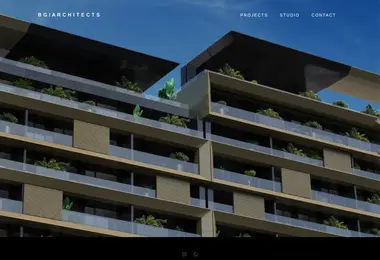 Screenshot of bgarchitects.ge