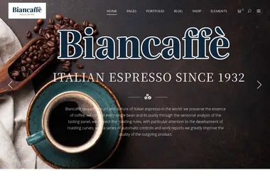 Screenshot of biancaffe.ge