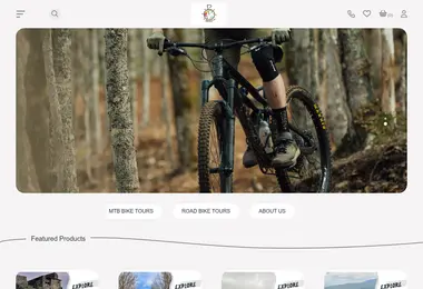 Screenshot of biketours.ge