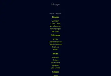 Screenshot of bin.ge