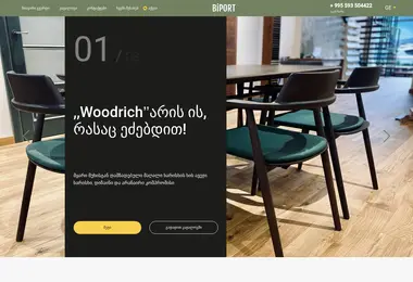 Screenshot of biport.ge