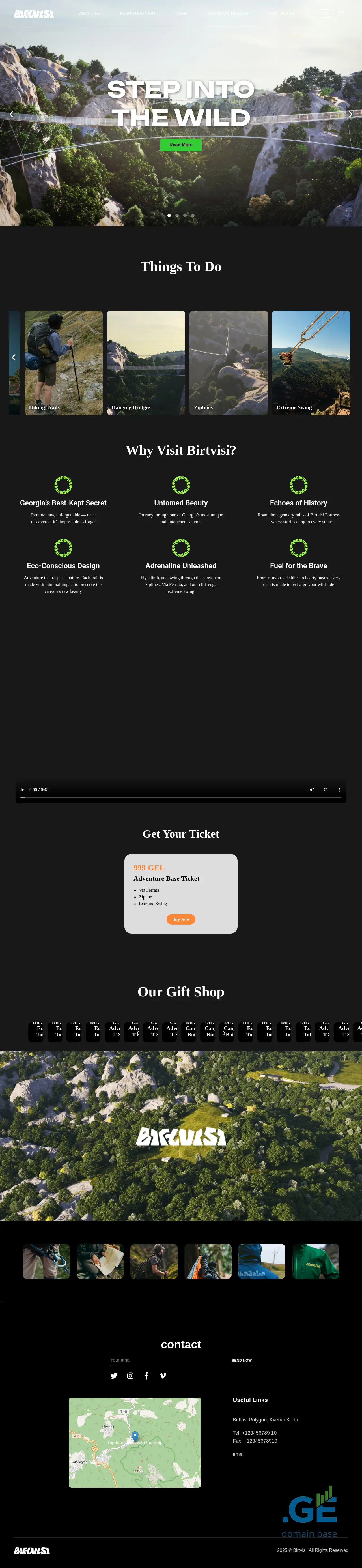 Screenshot of the site birtvisi.ge