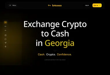 Screenshot of bitcasa.ge