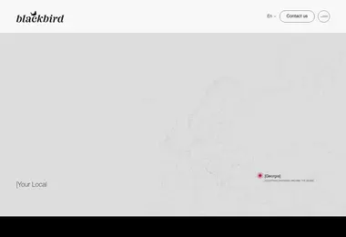Screenshot of blackbird.ge