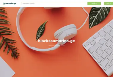 Screenshot of blackseamarina.ge