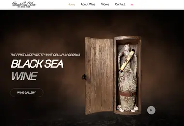 Screenshot of blackseawine.ge