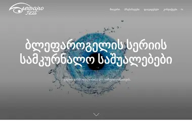 Screenshot of blefarogel.ge