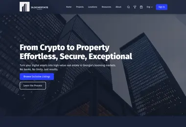 Screenshot of blockestate.ge
