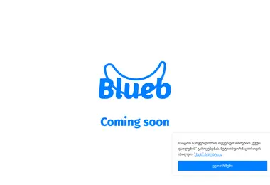 Screenshot of blueb.ge
