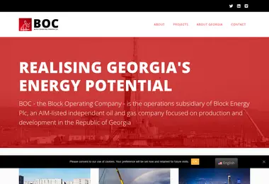 Screenshot of boc.ge