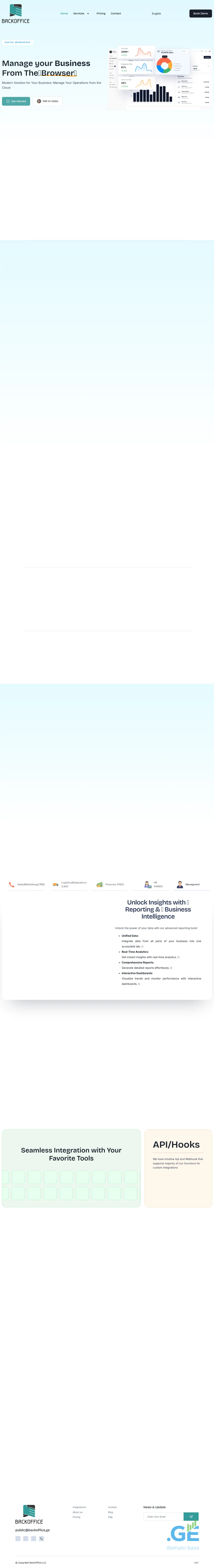 Screenshot of the site boffice.ge