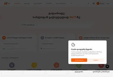 Screenshot of bogpay.ge