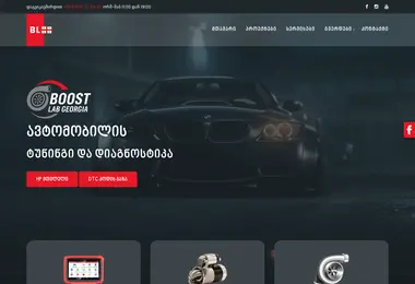 Screenshot of boostlab.ge