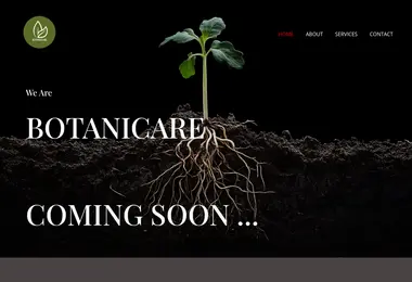 Screenshot of botanicare.ge