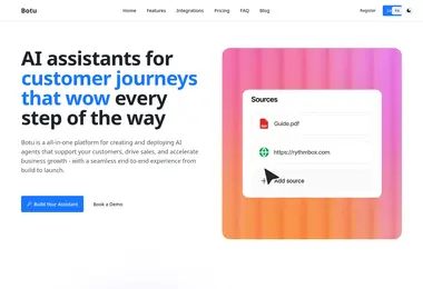 Screenshot of botu.ge