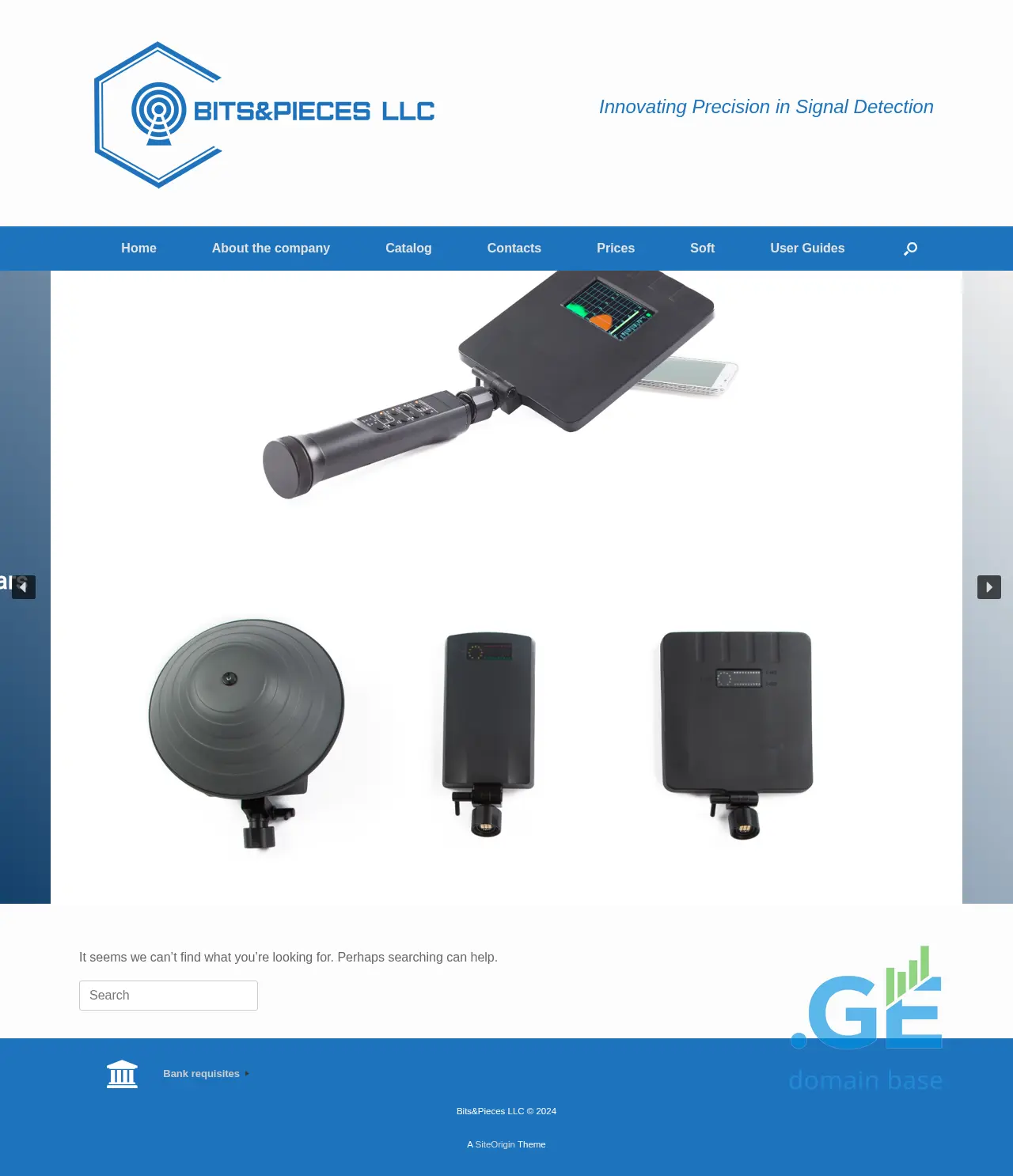 Screenshot of the site bp-locators.ge