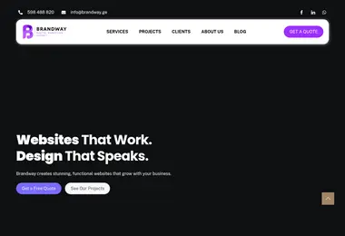 Screenshot of brandway.ge