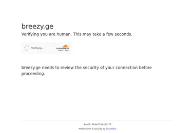 Screenshot of breezy.ge
