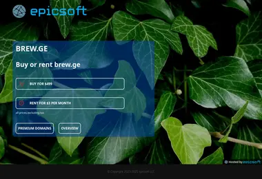 Screenshot of brew.ge