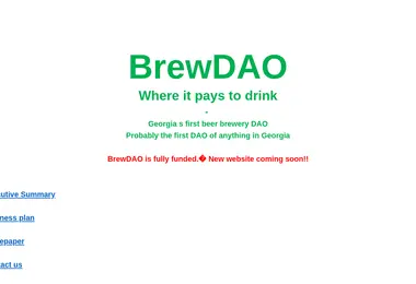 Screenshot of brewdao.ge