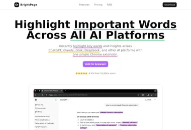 Screenshot of brightpa.ge