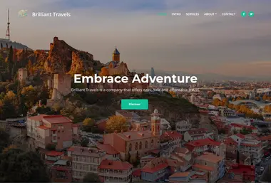 Screenshot of btravels.ge