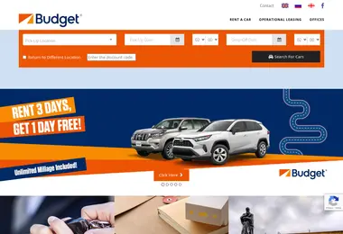Screenshot of budget.com.ge
