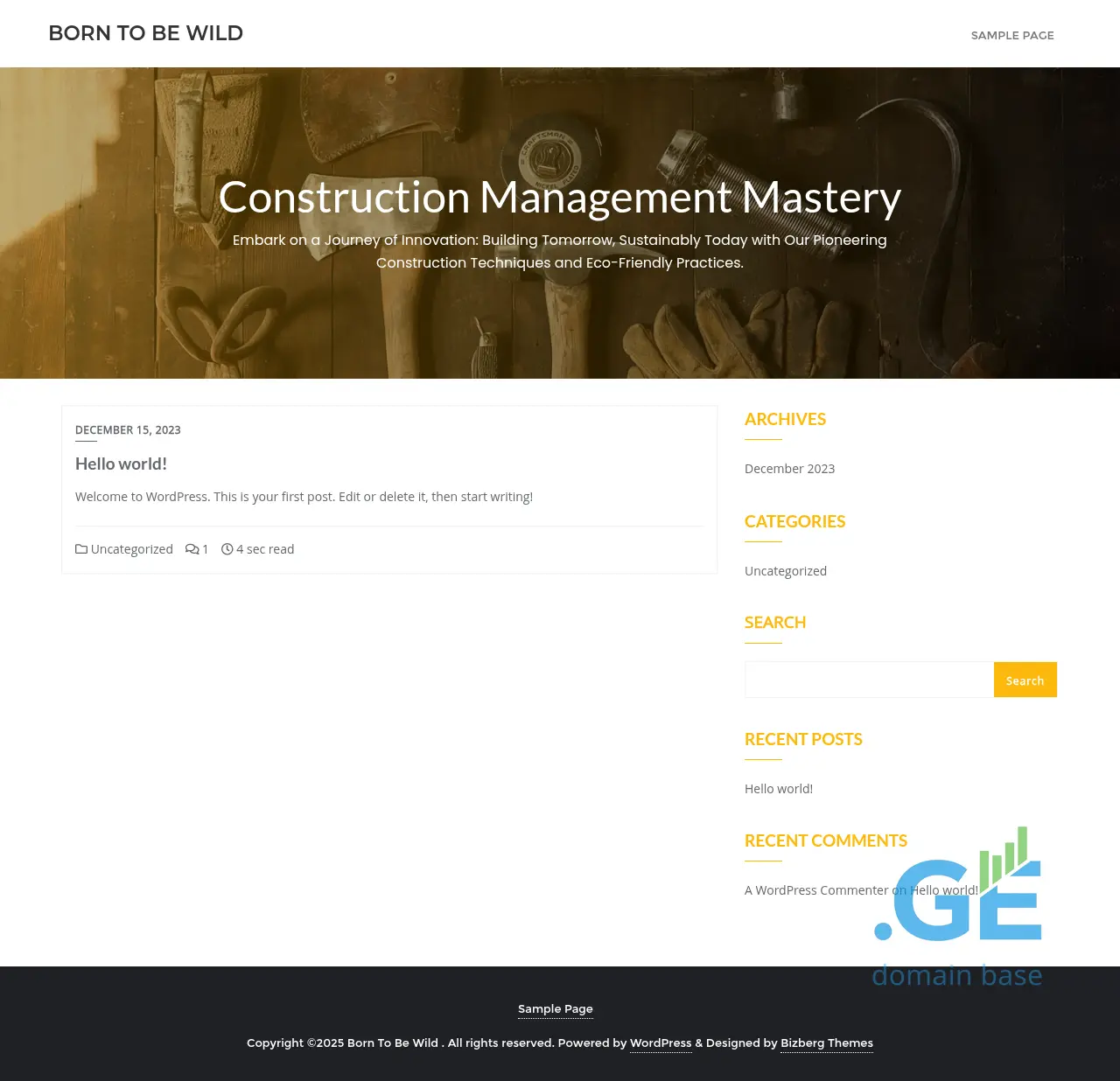 Screenshot of the site buildx.ge